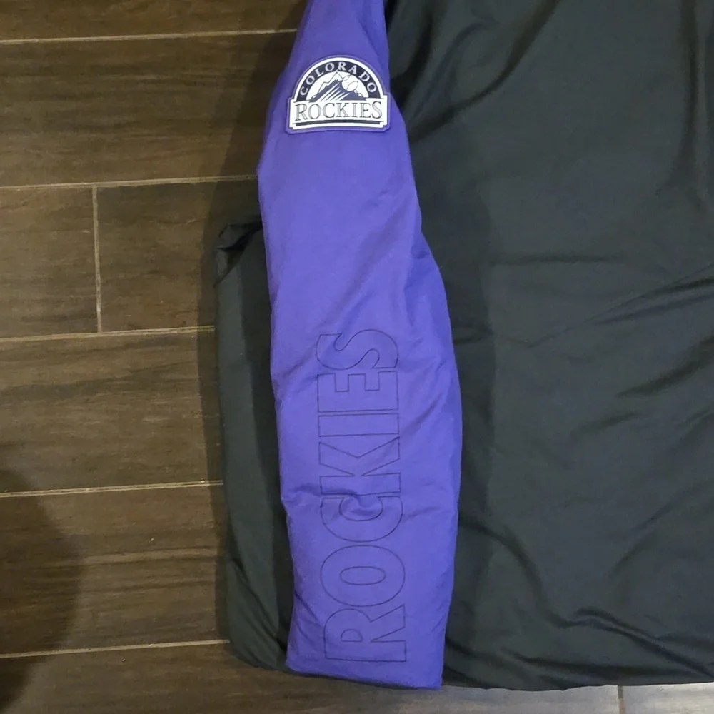 Nike MLB Colorado Rockies Official Dugout Baseball Jacket Size L - Picture 5 of 12